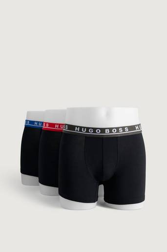 BOSS 3-Pack Boxer Brief Svart