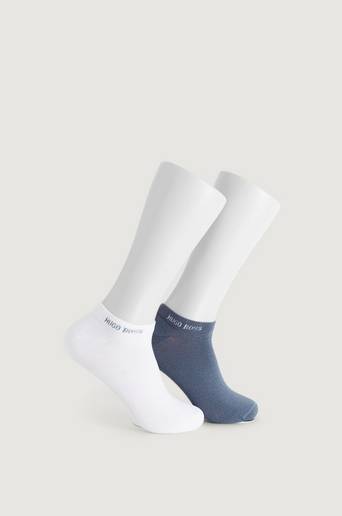 BOSS 2-Pack Strumpor AS Color Socks Blå