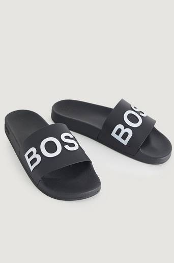 BOSS Sandaler Bay Sliders Svart