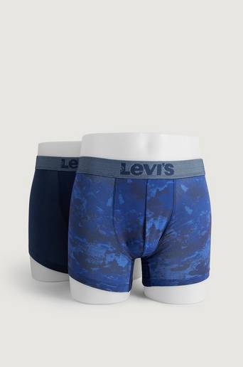 Levi's Boxerkalsonger Ocean Camo Aop Boxer Brief 2-pack Blå