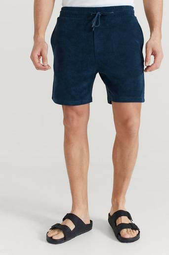 Nikben Shorts Terry Shorts Blå