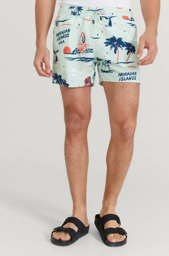 Nikben Badshorts Big Kahuna Grön