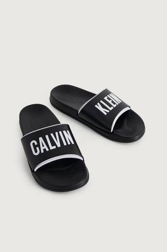 Calvin Klein Underwear Badtofflor CK Slide Svart