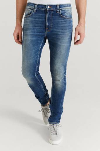 Nudie Jeans Jeans Lean Dean Blå