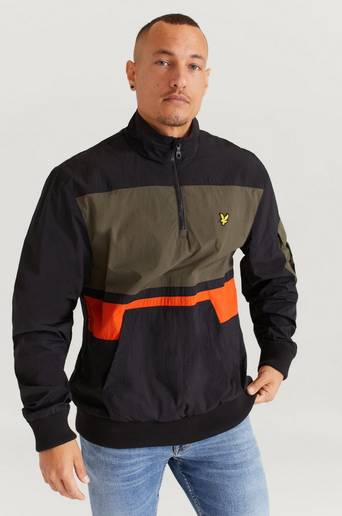 Lyle & Scott Anorak 1/4 Zip Track Jacket Svart