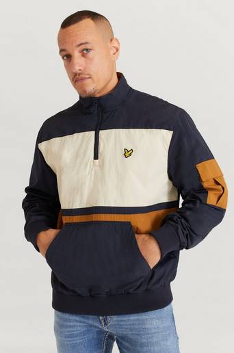 Lyle & Scott Anorak 1/4 Zip Track Jacket Blå