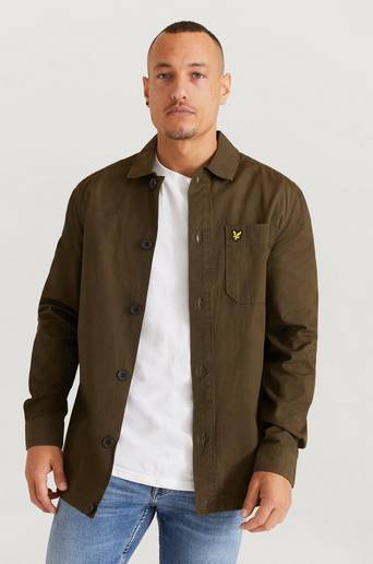 Lyle & Scott Overshirt Cotton Ripstop overshirt Grön