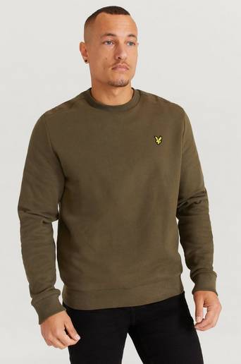 Lyle & Scott Sweatshirt Ripstop Panel Sweatshirt Grön