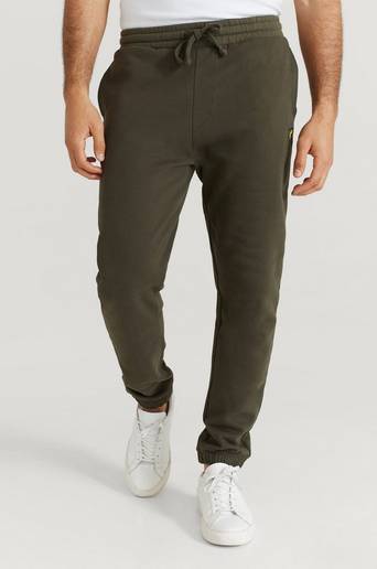 Lyle & Scott Joggingbyxor Double Brush Relaxed Track Pant Grön