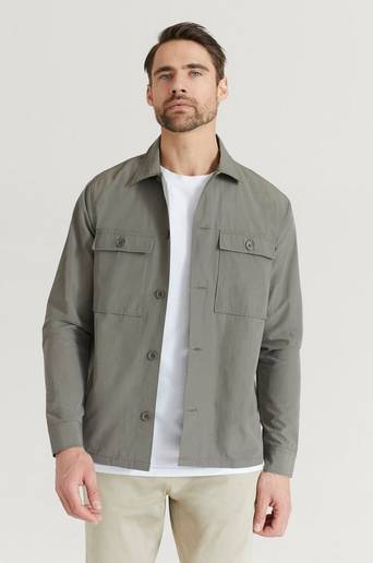 Woodbird Overshirt Craix Forest Shirt Grå