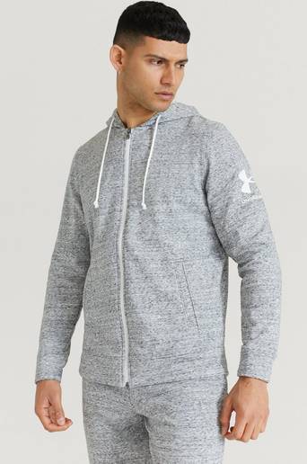 Under Armour Hoodie UA Rival Terry FZ HD Vit