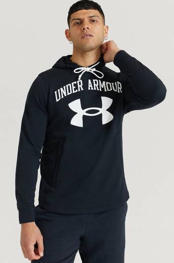 Under Armour Hoodie UA Rival Terry Big Logo HD Svart