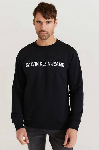 Calvin Klein Jeans Sweatshirt Core Institutional Logo Sweatshirt Svart