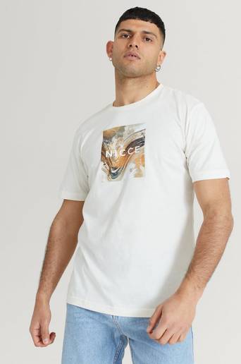 Nicce T-Shirt Aerial Box T-Shirt Vit