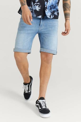 Just Junkies Jeansshorts Mike Shorts Of-1846 plain Blå