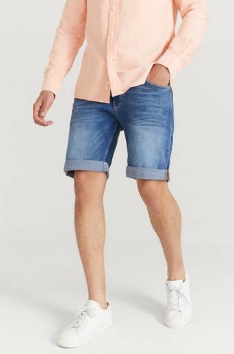 Just Junkies Jeansshorts Mike Shorts Of-153 Blå
