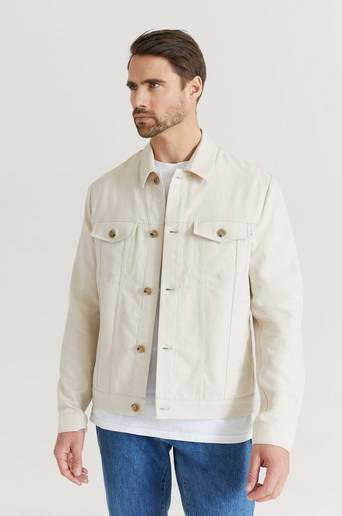 Les Deux Jacka Nolan Twill Jacket Vit