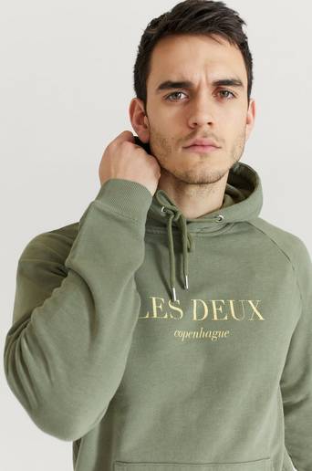 Les Deux Hoodie Amalfi Hoodie Grön