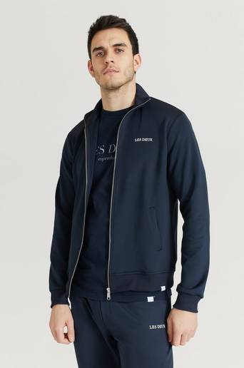 Les Deux Ziptröja Ballier Track Jacket Blå