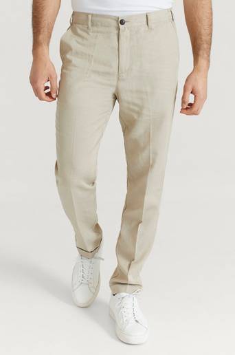 Les Deux Byxor Pino Linen-Tencel Pants Natur