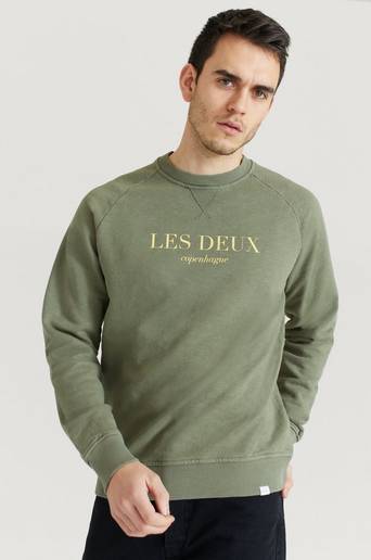 Les Deux Sweatshirt Amalfi Grön