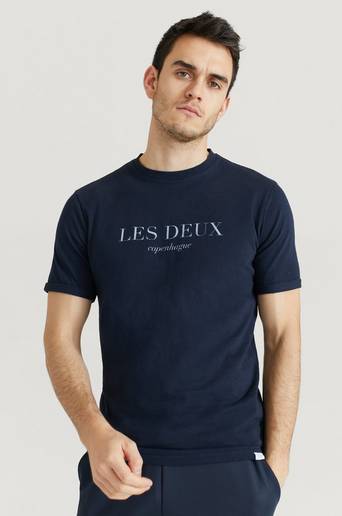 Les Deux T-Shirt Amalfi T-Shirt Blå