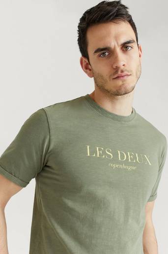 Les Deux T-Shirt Amalfi T-Shirt Grön
