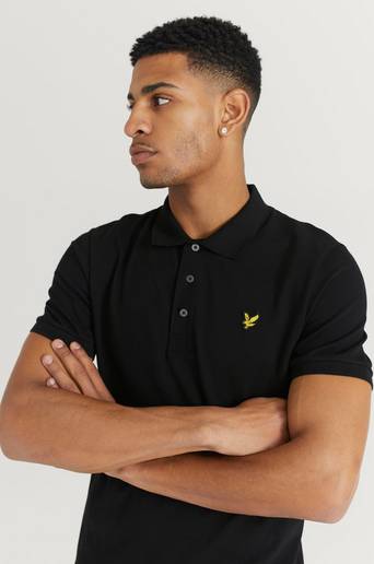 Lyle & Scott Pikétröja Plain Polo Shirt Svart