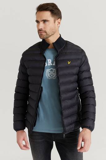 Lyle & Scott Jacka Packable Puffer Jacket Svart