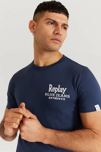 Replay T-shirt Blå