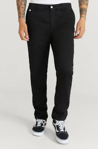 Replay Chinos Benni Hyperflex Svart