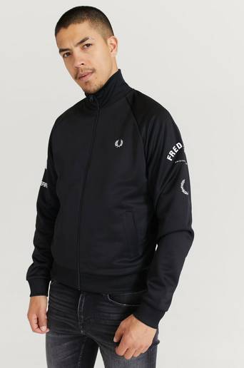 Fred Perry Ziptröja Bold Track JKT Svart