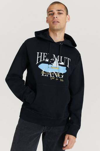 Helmut Lang Hoodie HL X Saintwoods Oceans Hoodie Svart