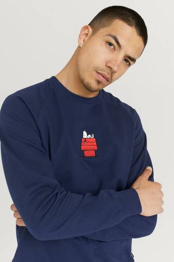 Dedicated Sweatshirt Sweatshirt Malmoe Doghouse Navy Svart