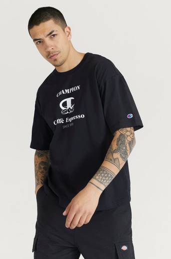 Champion Reverse Weave T-Shirt T T-Shirt Svart