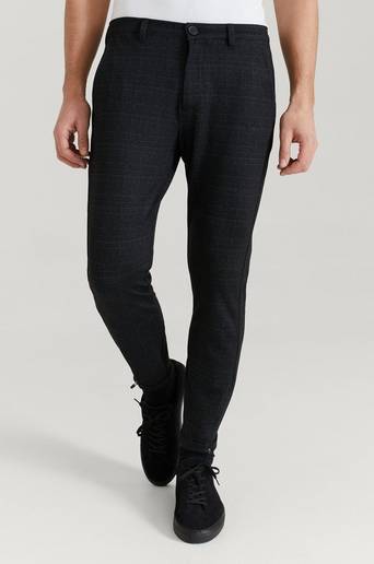 GABBA Byxor Pisa KD3920 Black Shadow Check Pant Svart