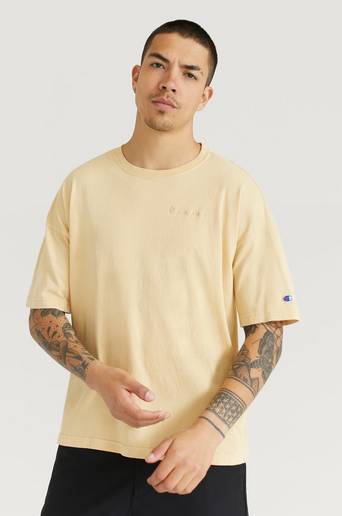 Champion Reverse Weave T-Shirt Crewneck T-Shirt Natur