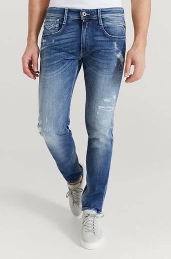 Replay Jeans Anbass Blå