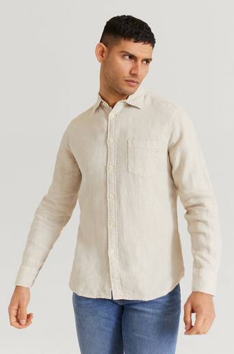 Replay Skjorta Shirt Beige