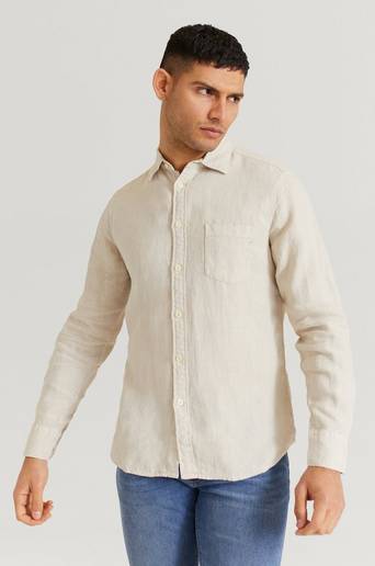 Replay Skjorta Shirt Beige