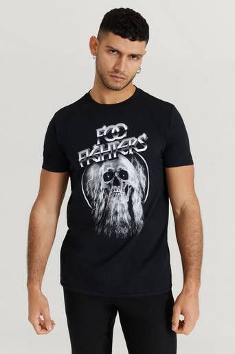 Rock Off T-Shirt Foo Fighters Tee Svart