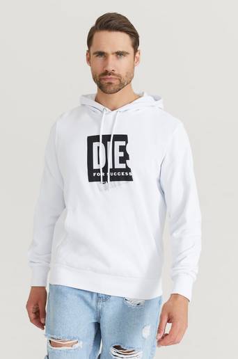 Diesel Huvtröja S-Girk-Hood-Lab Sweat-Shi Vit