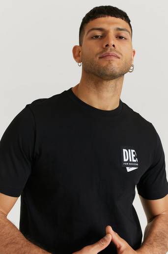 Diesel T-Shirt T-Just-Lab T-Shirt Svart