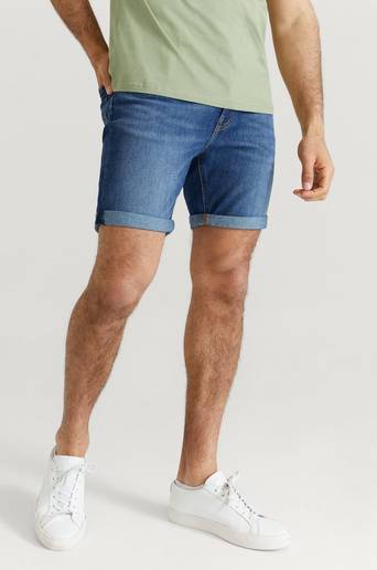 Lee Jeansshorts Rider Short Blå