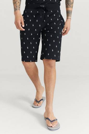 Polo Ralph Lauren Shorts AOP Slim Sleep Shorts Svart