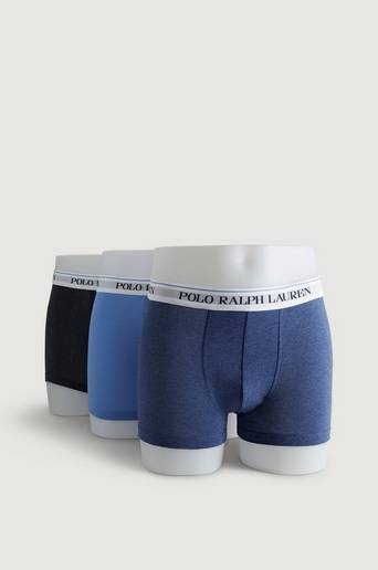 Polo Ralph Lauren 3-Pack Boxerkalsonger Classic Trunk Blå