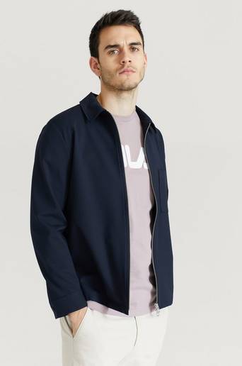 J.Lindeberg Overshirt Jason Stretch Twill Overshirt Blå