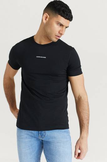 Calvin Klein Jeans T-Shirt Micro Branding Essential SS Tee Svart
