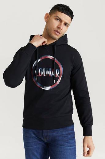 Colmar Hoodie Sweatshirt Logo Hood Svart