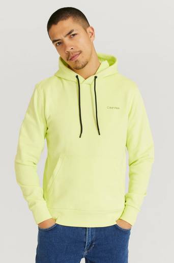 Calvin Klein Hoodie Small Chest Logo Hoodie Grön